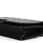 Caviar Quilted Boy Wallet On Chain WOC Black