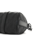 Monogram Taurillon Keepall Bandouliere 25 Black