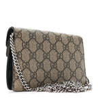 GG Supreme Monogram Super Mini Dionysus Shoulder Bag Black