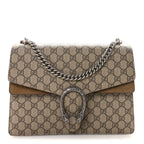 GG Supreme Monogram Medium Dionysus Shoulder Bag Taupe