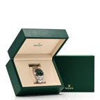 Stainless Steel 41mm Oyster Perpetual Watch Green 124300