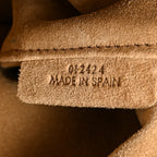 Mellow Nappa Donut Chain Large Flamenco Knot Clutch Sahara