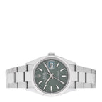 Stainless Steel 18K White Gold 36mm Oyster Perpetual Datejust Watch Mint Green 126234