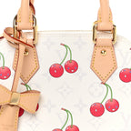 LV X TM Monogram Cerises Alma BB White