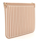 Calfskin Neverfull Inside Out MM Pochette Dune Hazelnut