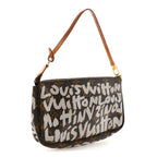 Monogram Graffiti Pochette Accessories Silver