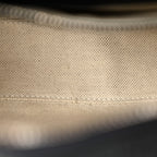 GG Supreme Monogram Textured Dollar Calfskin Web Studded Mini Ophidia Flap Shoulder Bag Beige Blue