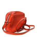 Pebbled Calfskin Small Soho Disco Bag Sun Orange