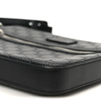 Guccissima Signature Small Messenger Bag Black