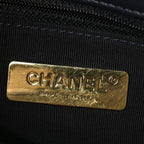 Lambskin Quilted Large Chanel 19 Flap Black