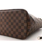 Damier Ebene Neo Neverfull MM Rose Ballerine