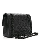 Lambskin Quilted Small Double Flap So Black