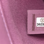 Goatskin Quilted Medium Chanel 19 Flap Purple