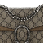 GG Supreme Monogram Mini Dionysus Shoulder Bag Taupe