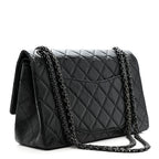 Aged Calfskin Quilted 2.55 Reissue 226 Flap So Black