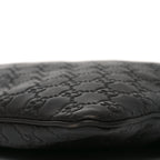 Guccissima Medium Flat Messenger Bag Black