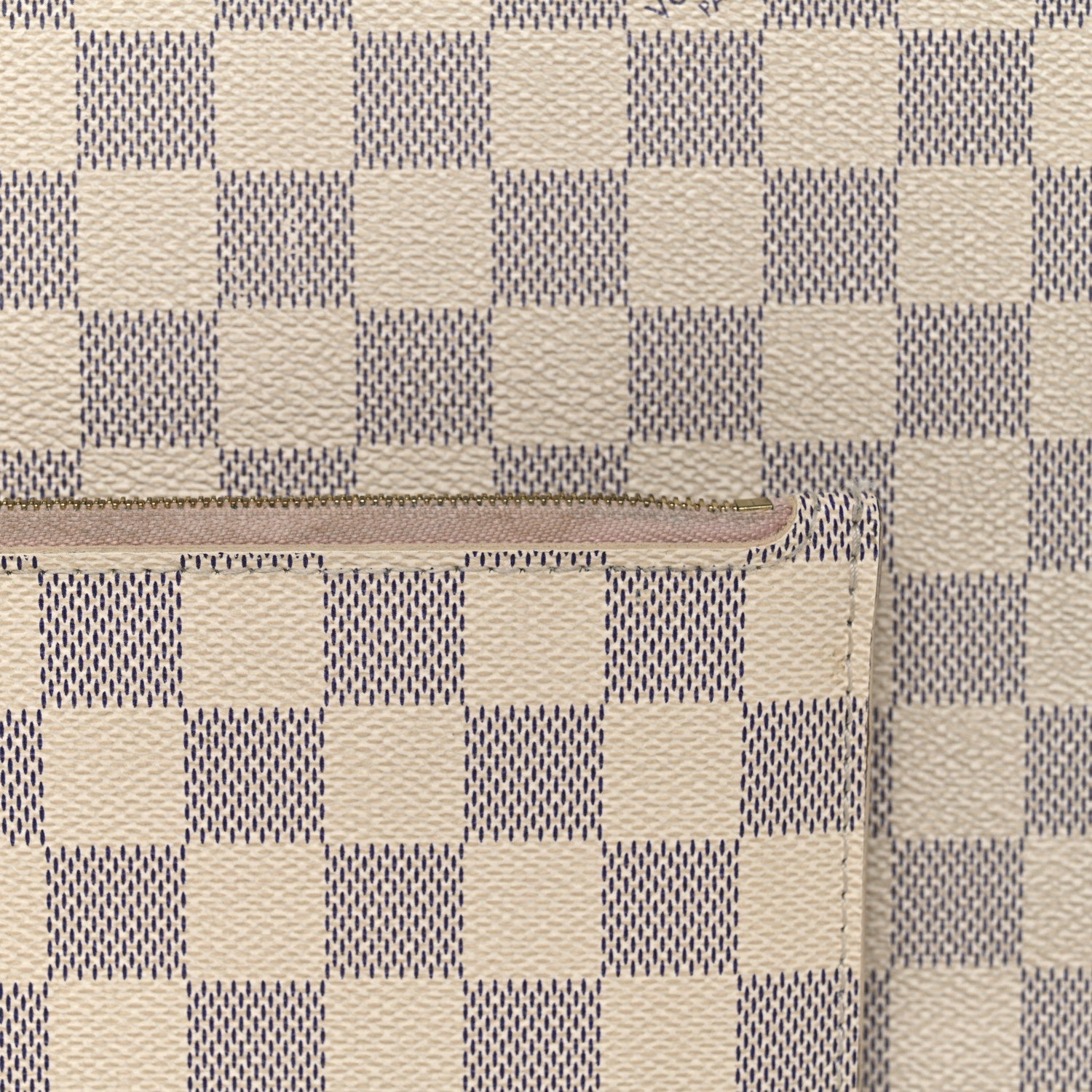 Damier Azur Neo Neverfull MM Rose Ballerine