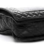 Calfskin Large Boy Reverso Flap Black