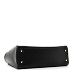 Calfskin Archetype Small Shopping Tote Black