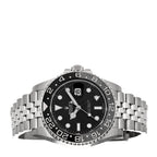 Stainless Steel 40mm Oyster Perpetual Date GMT Master II Bruce Wayne Watch Black 126710GRNR