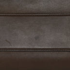 Polished Saddle Calfskin Marlo 14 Dark Brown