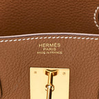 Togo Birkin 30 Gold