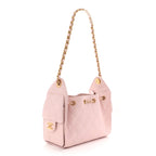 Caviar Quilted Mini Chanel 25 Handbag Light Pink