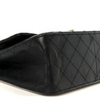 Aged Calfskin Quilted 2.55 Reissue 226 Flap Beige Black