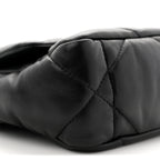 Lambskin Quilted Medium Chanel 19 Flap Black