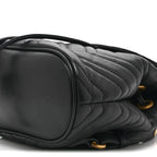 Calfskin Matelasse GG Marmont Flap Backpack Black