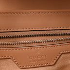 Calfskin Matelasse Aria Small GG Marmont Shoulder Bag Camelia
