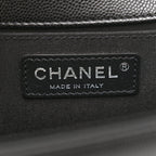 Caviar Quilted Medium Boy Flap Black