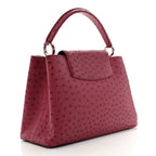 Ostrich Capucines MM Fuchsia