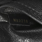 X UF Tufted Monogram Pochette Accessories Black Red