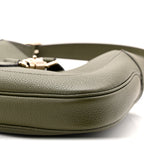 Sea Calfskin Web Medium Jackie 1961 Hobo Dark Green