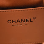 Caviar Quilted Small Chanel 25 Handbag Brown