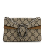 GG Supreme Monogram Super Mini Dionysus Shoulder Bag Taupe