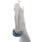 Nappa Denim Effect Intrecciato Mini Jodie Denim