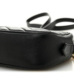 Calfskin Matelasse Mini GG Marmont Chain Shoulder Bag Black