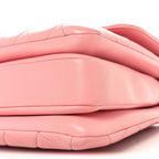 Lambskin Quilted Medium Trendy CC Flap Dual Handle Bag Pink