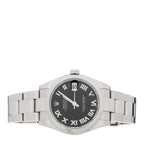 Stainless Steel 31mm Oyster Perpetual Datejust Watch Black Roman 178240
