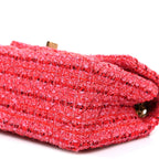 Tweed Quilted Mini 2.55 Reissue Flap Red Ecru Black