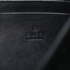 Calfskin Matelasse GG Marmont Chain Wallet Black