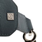 Satin Calfskin Pad Strap Stone Blue