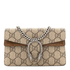GG Supreme Monogram Super Mini Dionysus Shoulder Bag Taupe