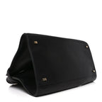 Polished Saddle Calfskin Soft Margaux Belt 15 Black