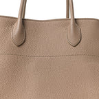 Matte Grained Calfskin Soft Margaux 15 Dark Taupe