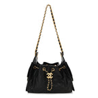 Caviar Quilted Mini Chanel 25 Handbag Black
