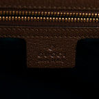 GG Supreme Monogram Web Medium Ophidia Chain Shoulder Bag Brown
