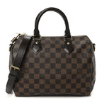Damier Ebene Speedy Bandouliere 25